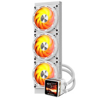 darkFlash DE360 White ( Liquid Cooling Three Fans ...
