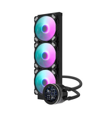 Jungle darkFlash DN360S ( Liquid Cooling Three Fans / Support Intel and AMD CPU / Temperature Show )