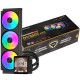 darkFlash DV360S MAX ( Liquid Cooling Three Fans / Support Intel and AMD CPU / LCD  3.95" IPS display )