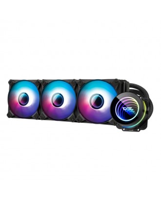 darkFlash DX360 V2.6Black ( Liquid Cooling Three Fans / Support Intel and AMD CPU / ARGB Sync 5V )