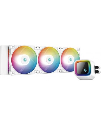 DeepCool LS720 White  (Premium Liquid Cooling three Fans / Support Intel and AMD CPU)