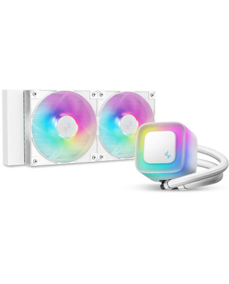 DeepCool LE240-V2 White ( Premium Liquid Cooling three Fans / Support Intel and AMD CPU )