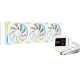 DeepCool LM360​ Whtie LCD ( Premium Liquid Cooling three Fans / Support Intel and AMD CPU / 2.4" IPS display)