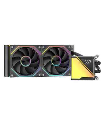 Jungle Leopard Stellar Realm RS Digital ( Liquid Cooling Three Fans / Support Intel and AMD CPU / Temperature Show )