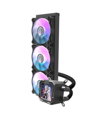 darkFlash DV360S ( Liquid Cooling Three Fans / Support Intel and AMD CPU / LCD 2.73" display )