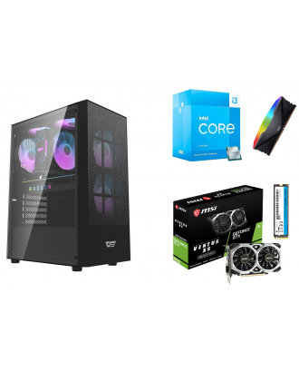 Desktop Gaming / Design ( i3 13100F / Ram 16GB / M.2 PCIe 512GB / GTX1650 4GB ) 