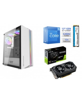 Desktop Gaming / Design ( i5 12400F / Ram 16GB / M.2 PCIe 500GB / GTX1650 4GB ) 