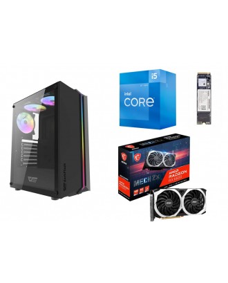 Desktop Gaming / Design ( i5 12400F / Ram 16GB / M.2 PCIe 512GB / RX6600 8GB ) 