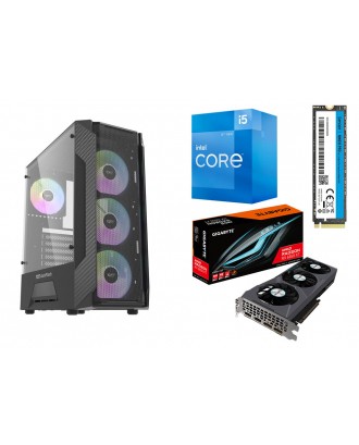 Desktop Gaming / Design ( i5 12400F  / Ram 16GB /M.2 PCIe 1TB / RX 6650XT 8GB  ) 