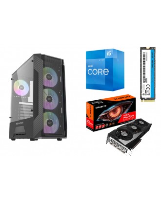Desktop Gaming / Design ( i5 12400F / Ram 16GB / M.2 PCIe 1TB / RX6700 XT  12GB ) 
