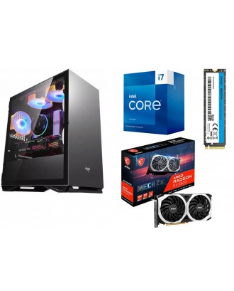 Desktop Gaming / Design ( i7 13700F / Ram 16GB / M.2 PCIe  1TB / RX 6600  8GB ) 