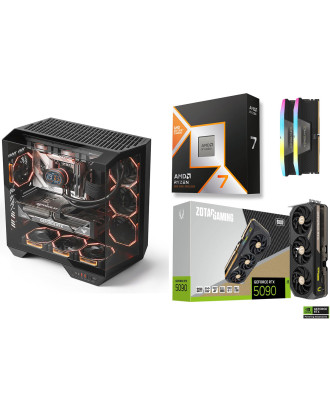 Desktop Gaming / Design ( Ryzen 7 9800X3D / Ram 32GB / M.2 PCIe​ 1TB 4.0 / ZOTAC RTX 5090 32GB  ) 