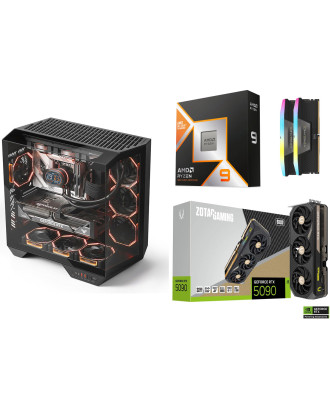 Desktop Gaming / Design ( Ryzen 9 9950X3D / Ram 32GB / M.2 PCIe​ 1TB 4.0 / ZOTAC RTX 5090 32GB  ) 