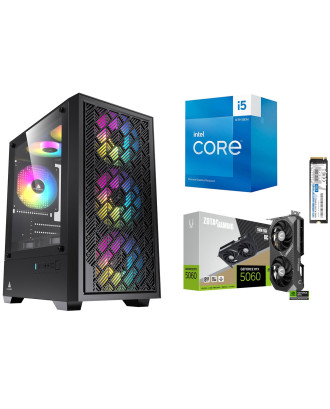 Desktop Gaming / Design ( i5 14400F / Ram 16GB / M.2 PCIe 512B / RTX5060 8GB  ) 