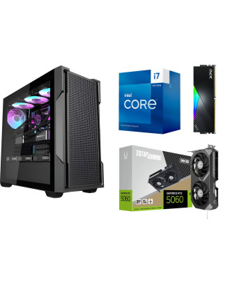 Desktop Gaming / Design ( i7 14700F / Ram 16GB DDR5 / M.2 PCIe 1TB / RTX 5060 8GB ) 