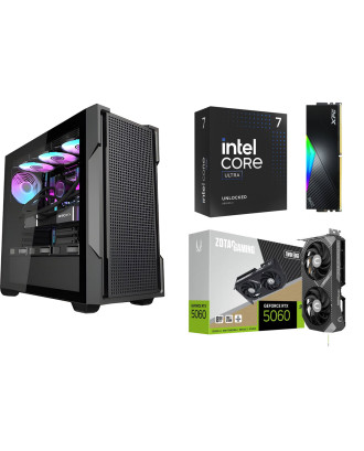 Desktop Gaming / Design ( Core Ultra 7 265K / Ram 16GB DDR5 / M.2 PCIe 1TB / RTX 5060 8GB  ) 