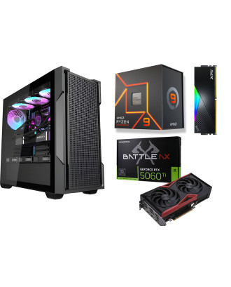 Desktop Gaming / Design ( Ryzen 9 7900 / Ram 16GB / M.2 PCIe​ 1TB 4.0 / RTX 5060Ti 16GB  ) 