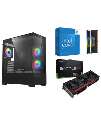 Desktop Gaming / Design ( i5 14600KF > i7 12700K / Ram 32GB DDR5 / M.2 PCIe 1TB / RTX5070 12GB ) 