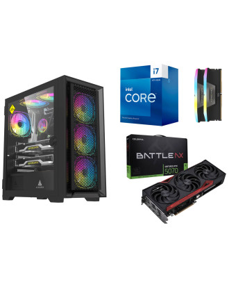 Desktop Gaming / Design ( i7 14700F / Ram 32GB DDR5 / M.2 PCIe 1TB / RTX5070 12GB12GB ) 