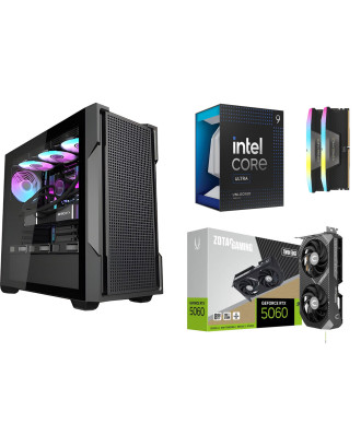 Desktop Gaming / Design ( Core Ultra 9 285K / Ram 32GB DDR5 / M.2 PCIe 1TB / RTX 5060 8GB  ) 