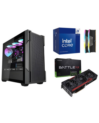 Desktop Gaming / Design ( i9 14900F / Ram 32GB DDR5 / M.2 PCIe 1TB / RTX 5070 12GB  ) 