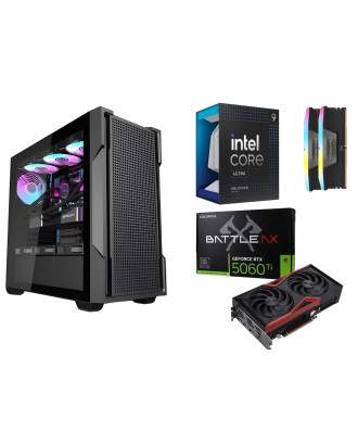 Desktop Gaming / Design ( Core Ultra 9 285K / Ram 32GB DDR5 / M.2 PCIe 1TB / RTX 5060Ti 16GB  ) 