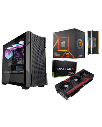 Desktop Gaming / Design ( Ryzen 9 7900X / Ram 32GB / M.2 PCIe​ 1TB 4.0 / RTX 5070Ti 16GB  ) 