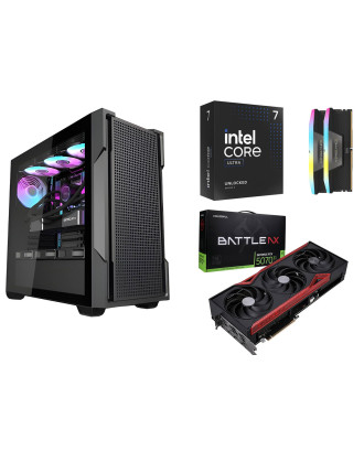Desktop Gaming / Design ( Core Ultra 7 265K / Ram 32GB DDR5 / M.2 PCIe 1TB / ZOTAC RTX 5070Ti SFF 16GB  ) 