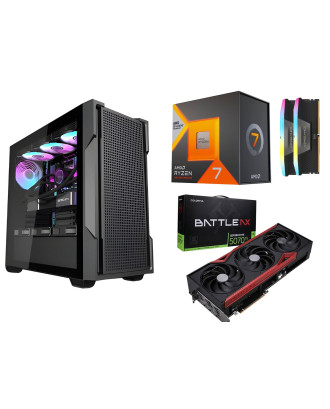 Desktop Gaming / Design ( Ryzen 7 7800X 3D / Ram 32GB / M.2 PCIe​ 1TB 4.0 / RTX 5070Ti 16GB  ) 