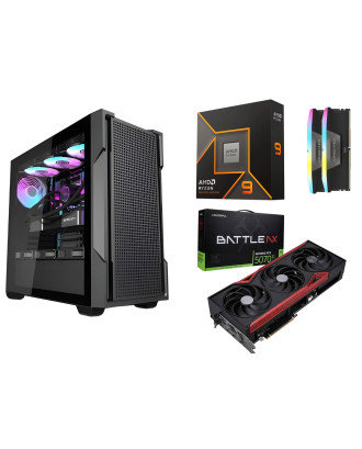 Desktop Gaming / Design ( Ryzen 9 9900X / Ram 32GB / M.2 PCIe​ 1TB 4.0 / RTX 5070Ti 16GB  ) 
