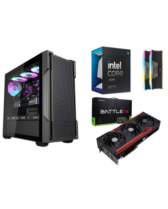Desktop Gaming / Design ( Core Ultra 9 285K / Ram 32GB DDR5 / M.2 PCIe 1TB / RTX 5070Ti 16GB  ) 