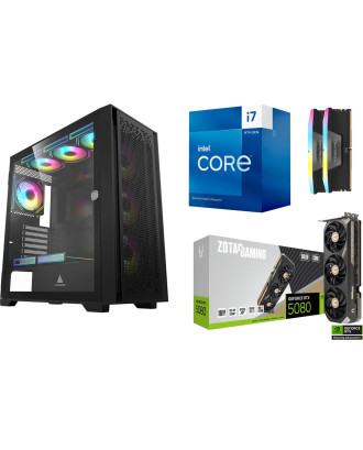 Desktop Gaming / Design ( i7 14700F / Ram 32GB DDR5 / M.2 PCIe 1TB / ZOTAC RTX 5080 16GB  ) 