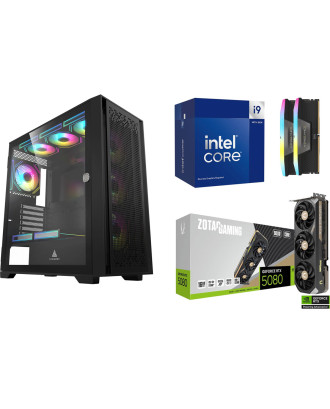 Desktop Gaming / Design ( i9 14900F / Ram 32GB DDR5 / M.2 PCIe 1TB / ZOTAC RTX 5080 16GB  ) 