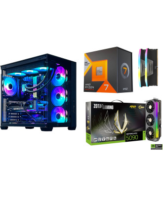 Desktop Gaming / Design ( Ryzen 7 7800X3D / Ram 32GB / M.2 PCIe​ 1TB 4.0 / ZOTAC RTX 5090 32GB  ) 