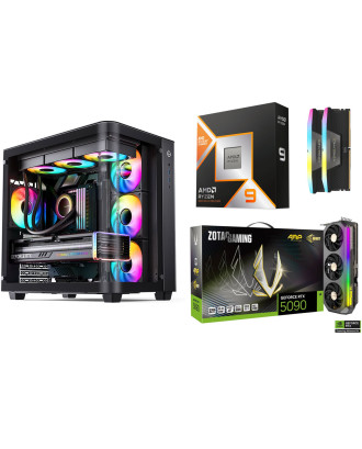 Desktop Gaming / Design ( Ryzen 9 9950X3D / Ram 32GB / M.2 PCIe​ 1TB 4.0 / ZOTAC RTX 5090 32GB  ) 