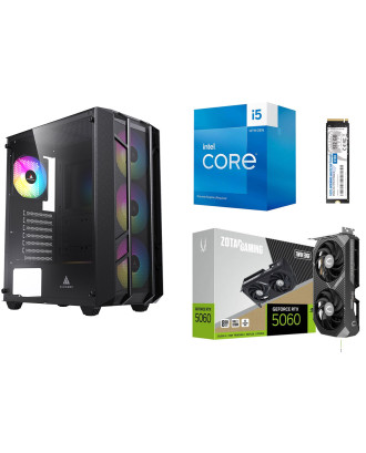 Desktop Gaming / Design ( i5 14400F / Ram 16GB / M.2 PCIe 512B / RTX5060 8GB  ) 