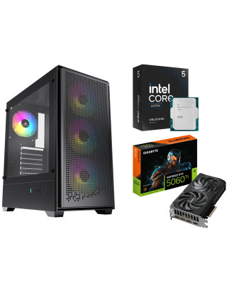 Desktop Gaming / Design ( Core Ultra 5 245KF / Ram 16GB DDR5 / M.2 PCIe 1TB / RTX 5060Ti 8GB  ) 