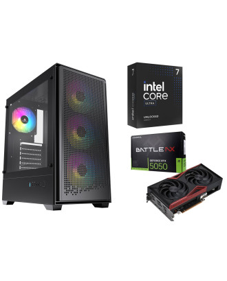 Desktop Gaming / Design ( Core Ultra 7 265KF / Ram 16GB DDR5 / M.2 PCIe 1TB / RTX 5050 8GB  ) 