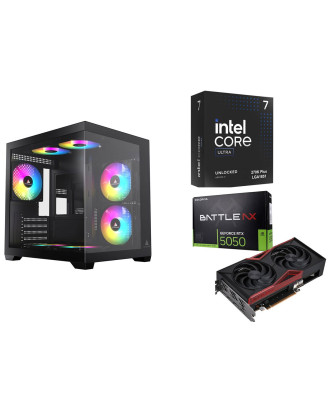 Desktop Gaming / Design ( Core Ultra 7 270K Plus = Ultra 9 285K / Ram 16GB DDR5 / M.2 PCIe 1TB / RTX 5050 8GB  ) 