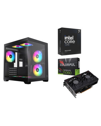 Desktop Gaming / Design ( Core Ultra 7 265KF / Ram 16GB DDR5 / M.2 PCIe 1TB / RTX 5060 8GB  ) 