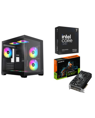 Desktop Gaming / Design ( Core Ultra 7 270K Plus = Ultra 9 285K / Ram 16GB DDR5 / M.2 PCIe 1TB / RTX 5060Ti 8GB  ) 