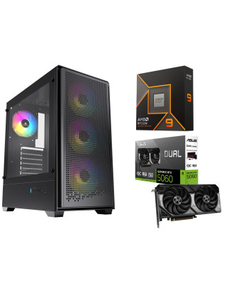 Desktop Gaming / Design ( Ryzen 9 9950X / Ram 16GB DDR5 / M.2 PCIe 1TB / RTX 5060 8GB  ) 