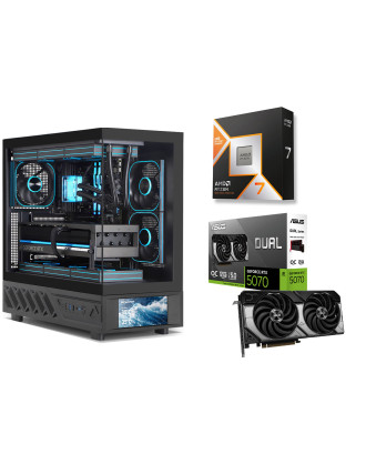 Desktop Gaming / Design ( Ryzen 7 9800X3D / Ram 16GB DDR5 / M.2 PCIe 1TB / RTX5070 12GB  ) 