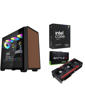 Desktop Gaming / Design ( Core Ultra 7 270K Plus = Ultra 9 285K / Ram 32GB DDR5 / M.2 PCIe 1TB / RTX5070Ti 16GB ) Desktop Gaming / Design ( Core Ultra 7 270K Plus = Ultra 9 285K / Ram 32GB DDR5 / M.2 PCIe 1TB / RTX5070Ti 16GB )