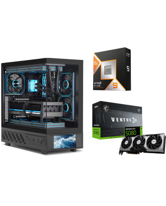 Desktop Gaming / Design ( Ryzen 9 9950X3D / Ram 32GB DDR5 / M.2 PCIe 1TB / RTX 5080 16GB  ) 
