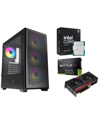 Desktop Gaming / Design ( Core Ultra 5 245KF / Ram 16GB DDR5 / M.2 PCIe 512GB / RTX 5050 8GB  ) 