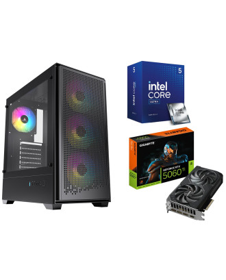 Desktop Gaming / Design ( Core Ultra 5 225F / Ram 16GB DDR5 / M.2 PCIe 512GB / RTX 5060Ti 8GB  ) 