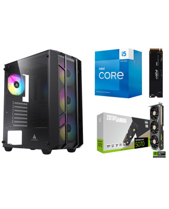 Desktop Gaming / Design ( i5 14400F / Ram 16GB / M.2 PCIe 1TB / RTX5070 12GB ) 