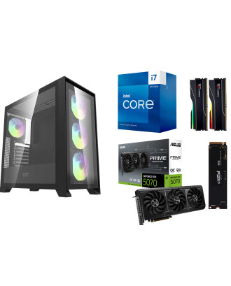 Desktop Gaming / Design ( i7 14700F / Ram 32GB DDR5 / M.2 PCIe 1TB / RTX5070 12GB12GB ) 