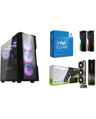 Desktop Gaming / Design ( i5 14600KF > i7 12700K / Ram 32GB DDR5 / M.2 PCIe 1TB / RTX5070Ti 16GB ) 